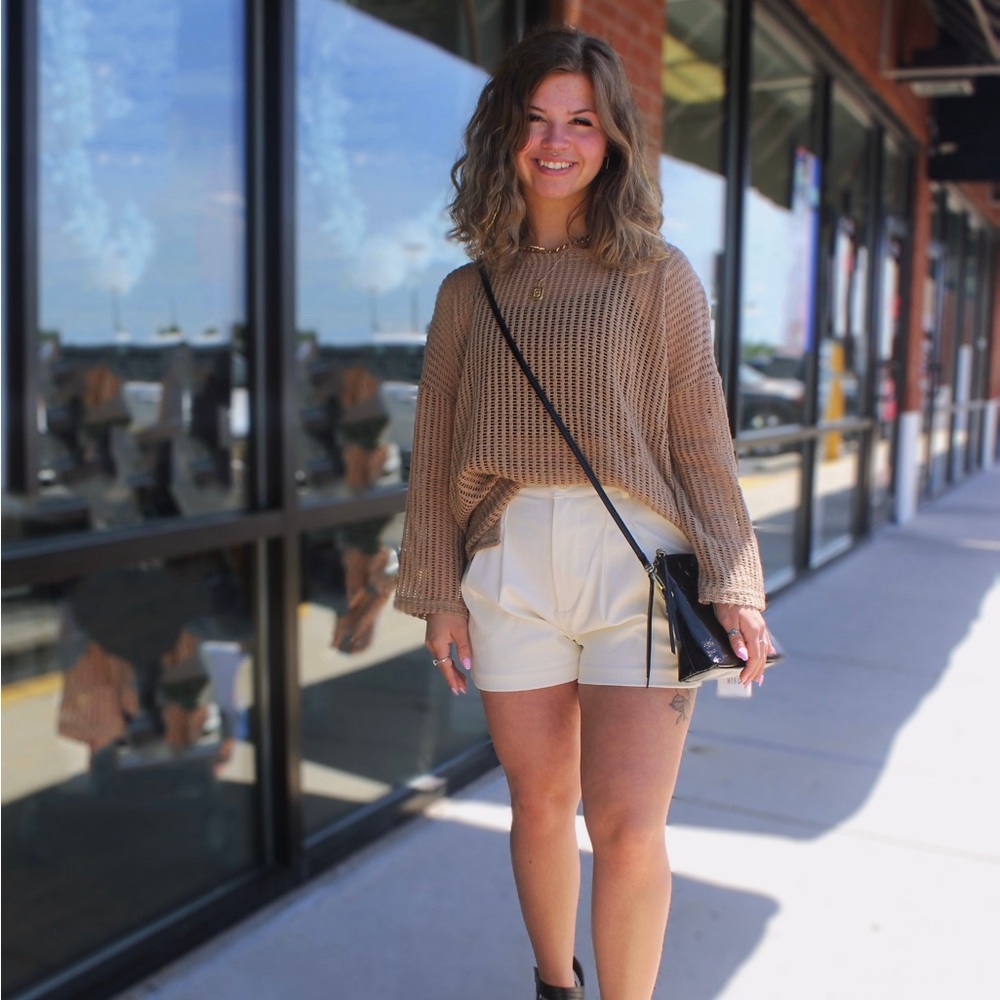 Sage the Label Standing Here Pleated Shorts